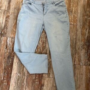 LOFT Blue Straight Leg Jeans Classic Style